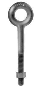 5/16" X 5" FORGED EYEBOLT GALV NO SHOULDER